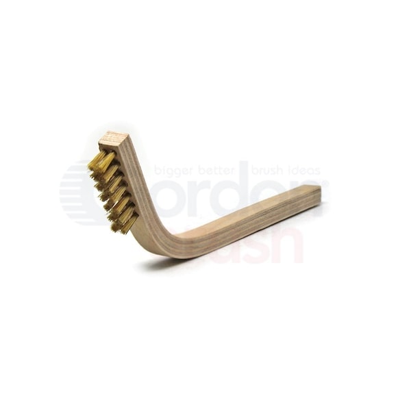 3 x 7 Row Hog Bristle and 60 Degree Bent Handle Brush, PK12